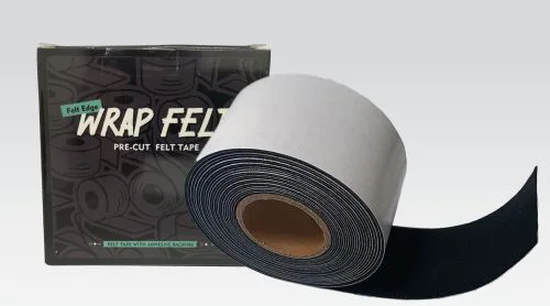 Fabric Black Felt Roll - 5M